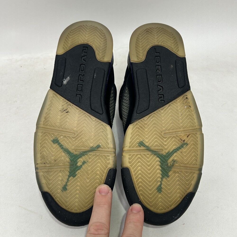Nike Shoes Air Jordan 5 Retro GS “Black Grape” 2024 - Picture 7 of 8